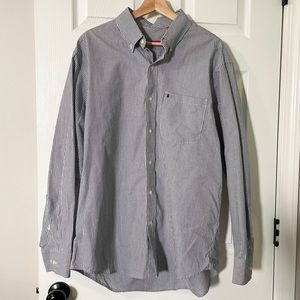 Izod Button Up Dress Shirt - size L